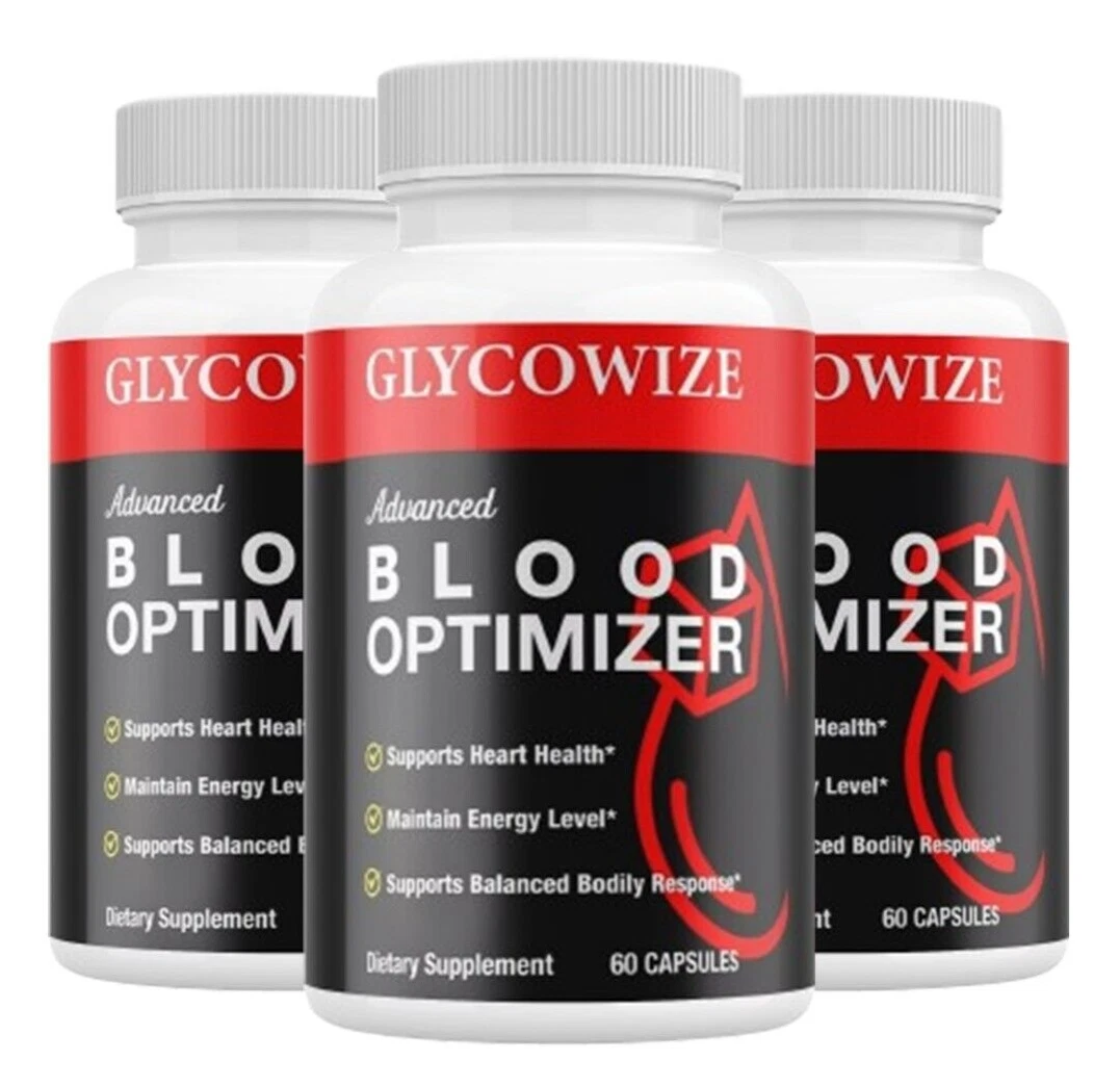 (3 Pack) Glycowize Blood Optimizer Glyco Wize Blood Support Pills (180 Capsules)
