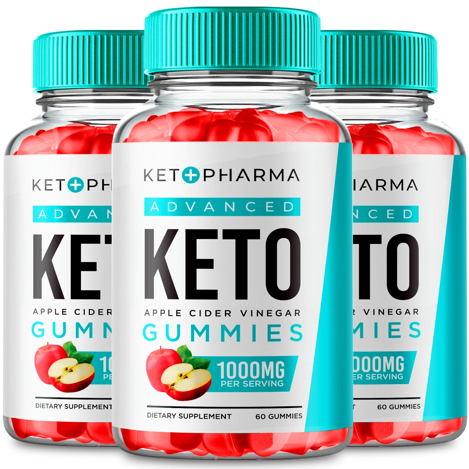 (3 Pack) Ketopharma ACV Gummies, Keto Pharma Weight Loss Gummy (180 Gummies)