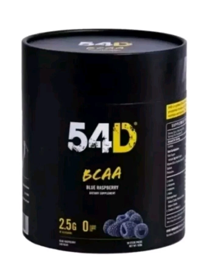 54D BCAA Blue Raspberry Dietary Supplement