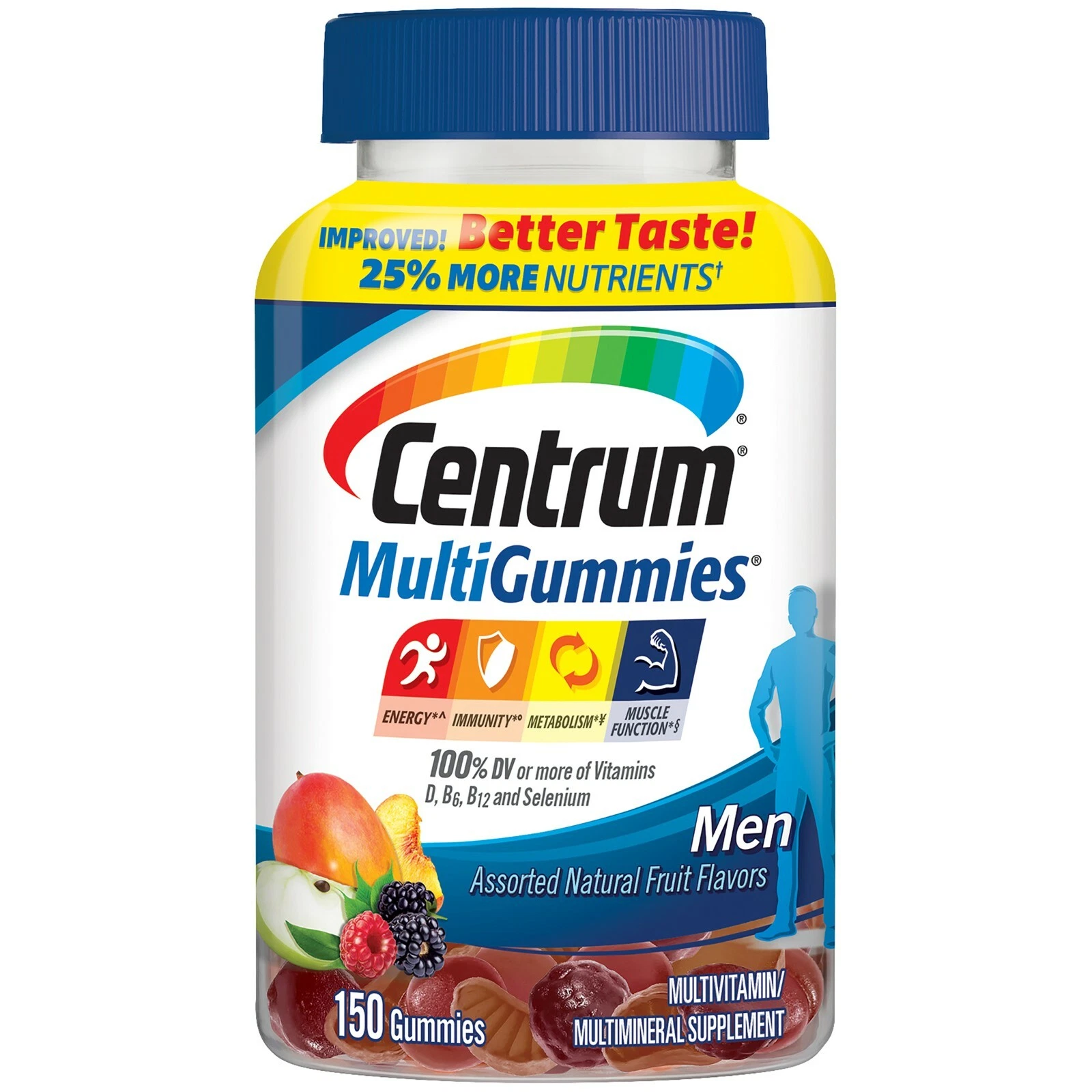 Centrum MultiGummies Men 150 Count 41 Multivitamin Multi Mineral Vitaminas+