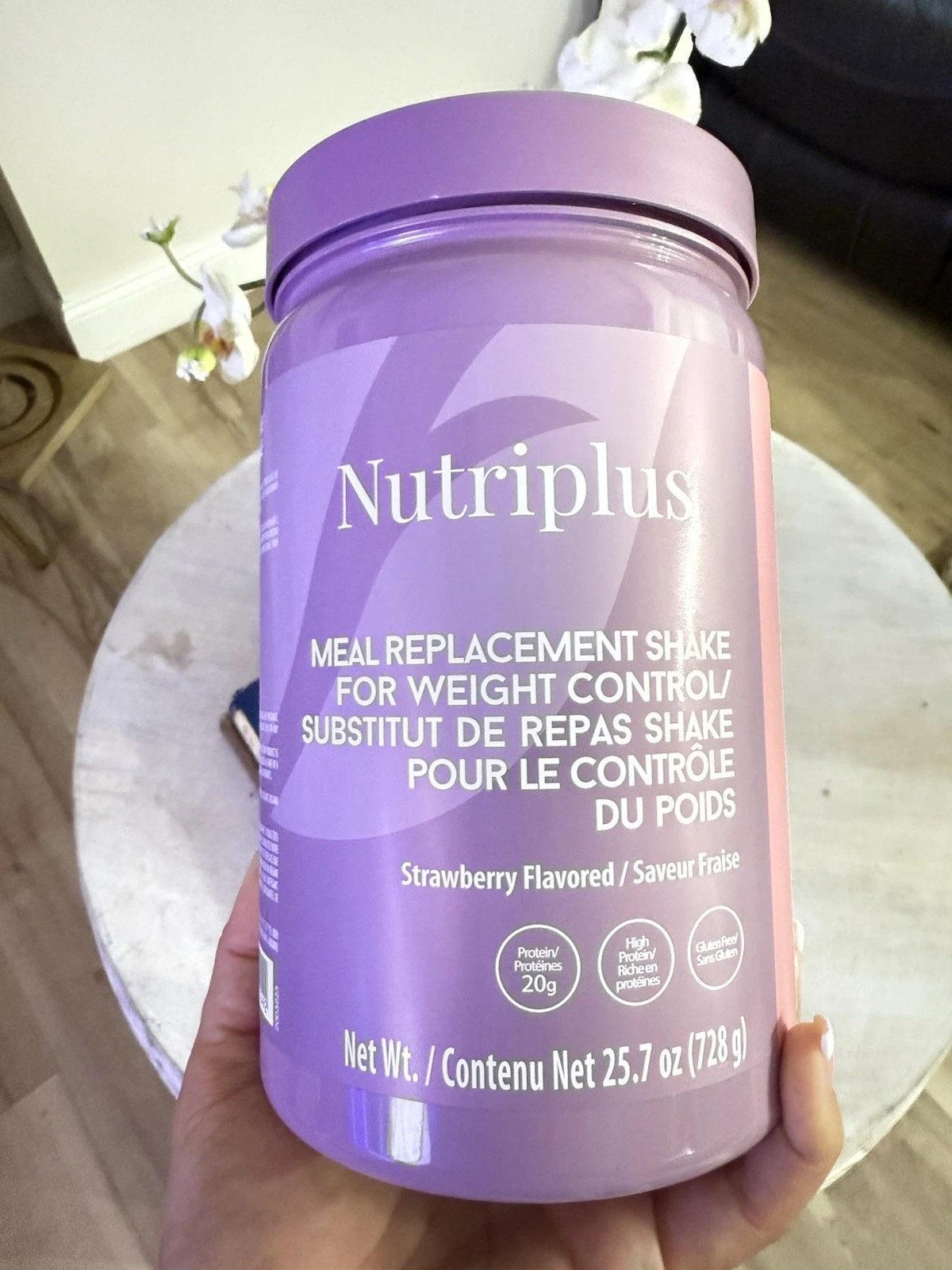 Nutriplus Meal Replacement Shake For Weight Control - Strawberry Flavor, 25.7 Oz