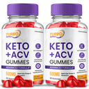 Turbo Ripped Keto ACV Gummies, Max Strength Formula for Men and Women (2 Pack)