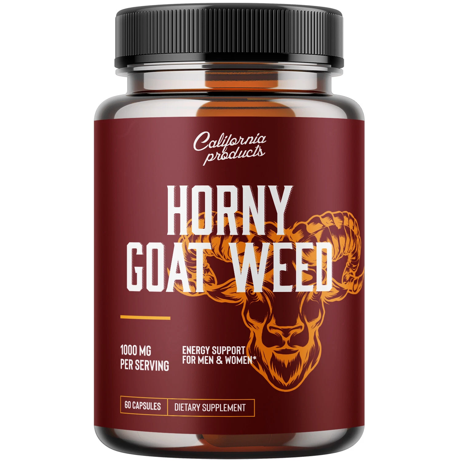 Horny Goat Weed Complex - Male Enhancement Pills & Natural Testosterone Booster