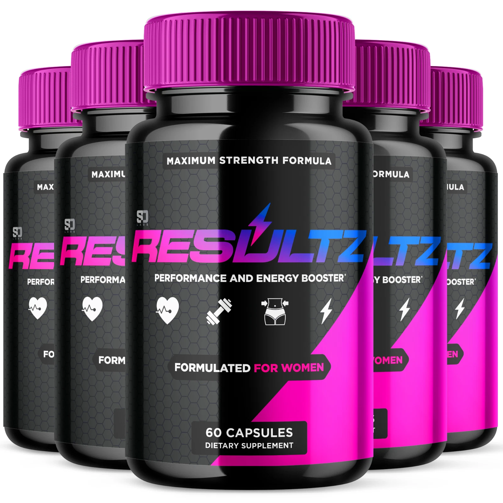 (5 Pack) Resultz Advanced Weight Loss Support Resultz Maximum Strength 300ct