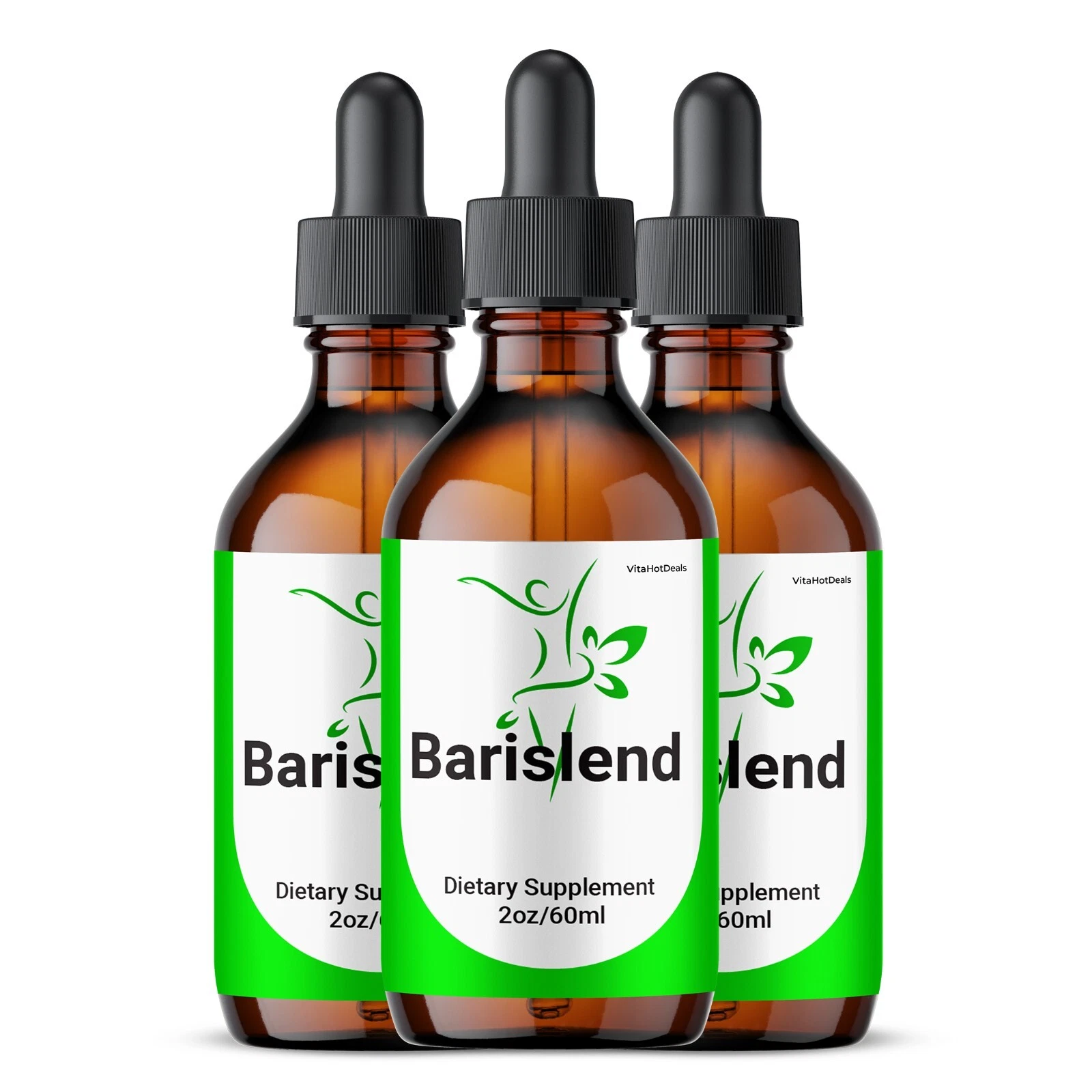 Barislend Drops Liquid Supplement, Max Strength, Barislend Supplement (3 pack)