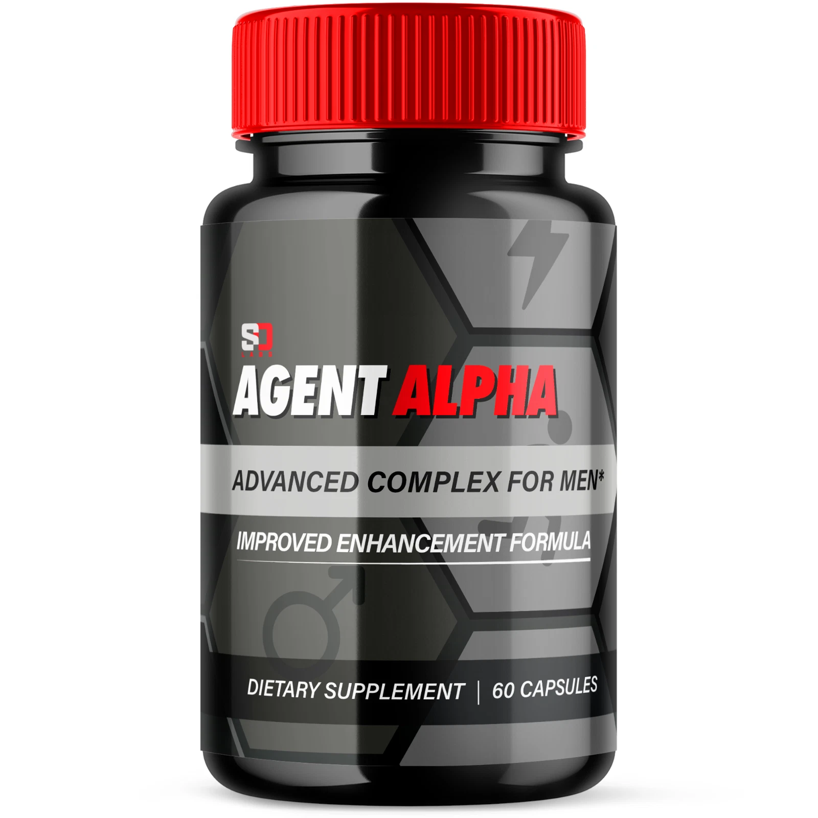 Agent Alpha Male Pills for Performance and Vitality Support 60 Capsules