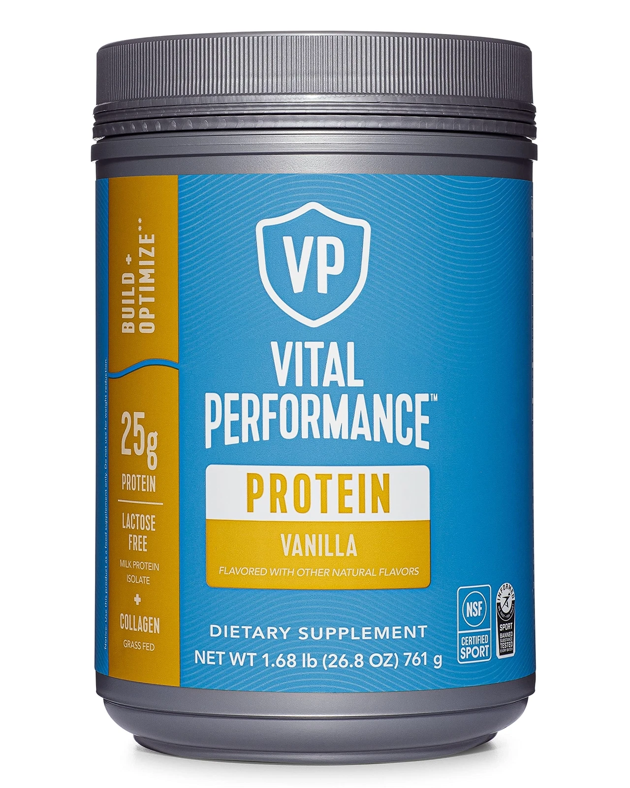 Vital Performance Protein Powder 25g Protein 10g Collagen Lactose Free 21 Ser...