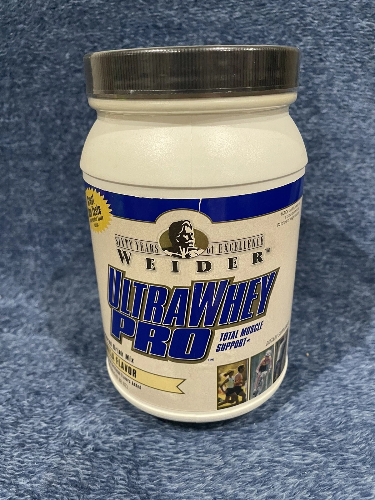 Weider Ultra Whey Pro Powdered Drink Mix Vanilla 9.88 Oz Dietary Supplement NEW