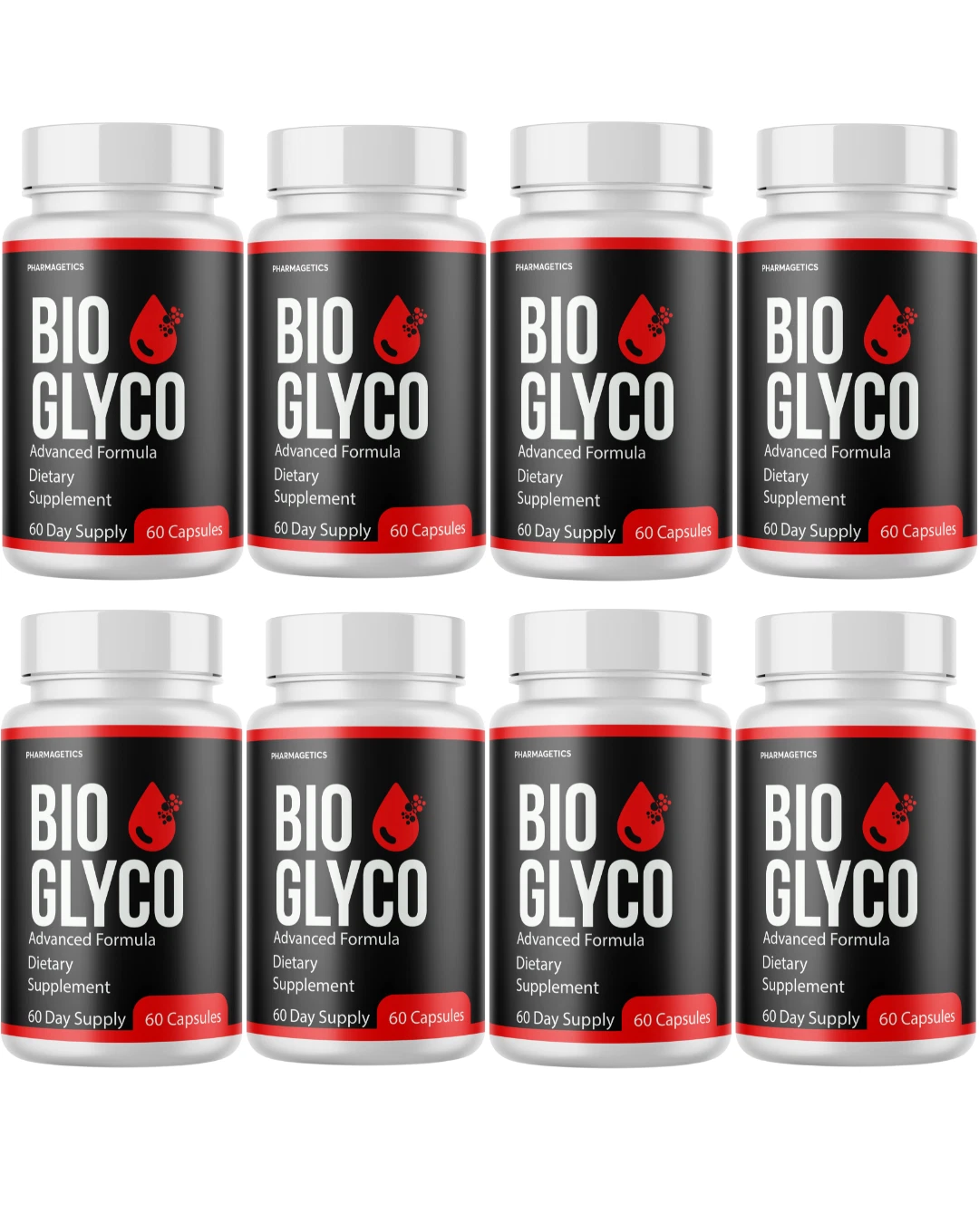 Bio Glyco Blood Sugar Support Supplement, Stable Blood Sugar- 8 Bottles