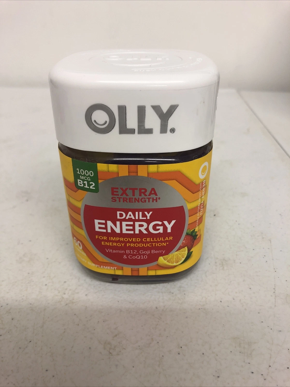 Daily Energy, Extra Strength, Berry Yuzu, 60 Gummies EXP:11/24