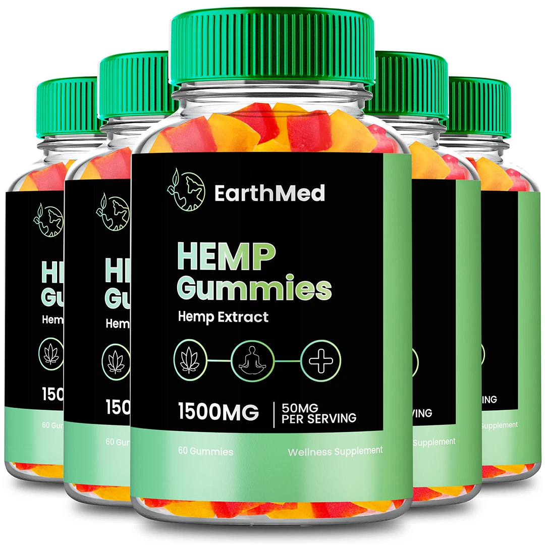 (5 Pack) Earthmed Gummies Official Formula (300 Gummies)