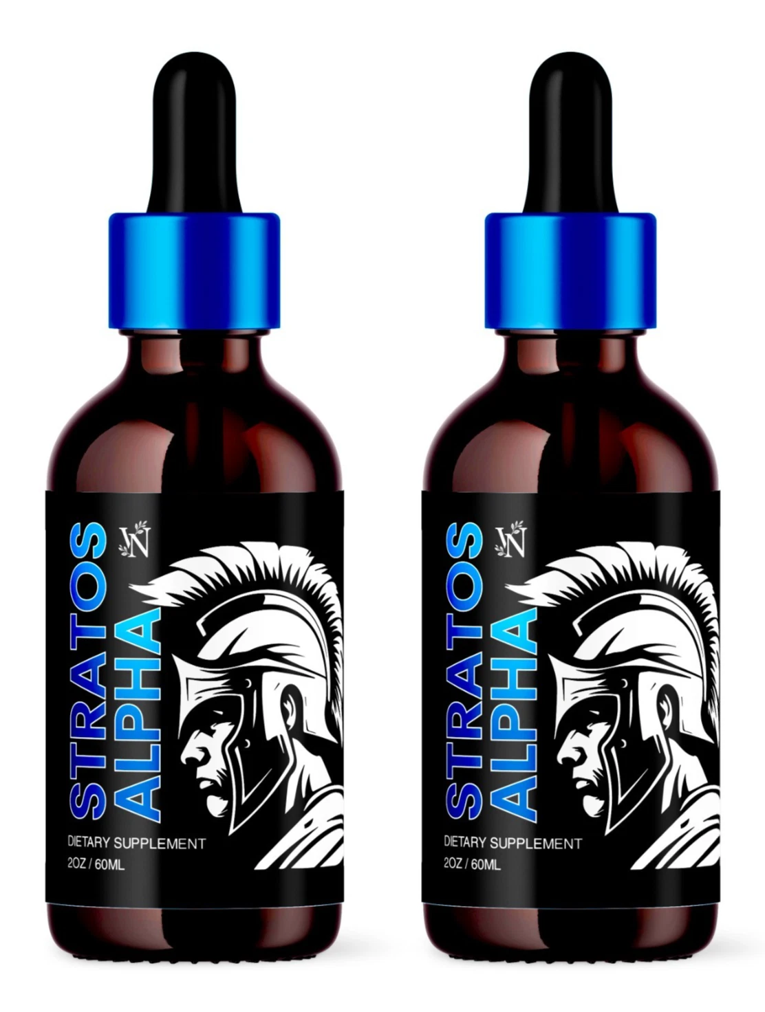 Stratos Alpha Drops, Stratosalpha for Male Performance Dietary Supplement 2 Pack