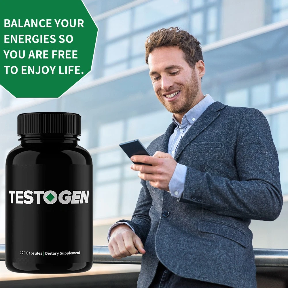 Testogen Testo Muscle Growth Improves Mood Enhances Increases Endurance 120 Caps