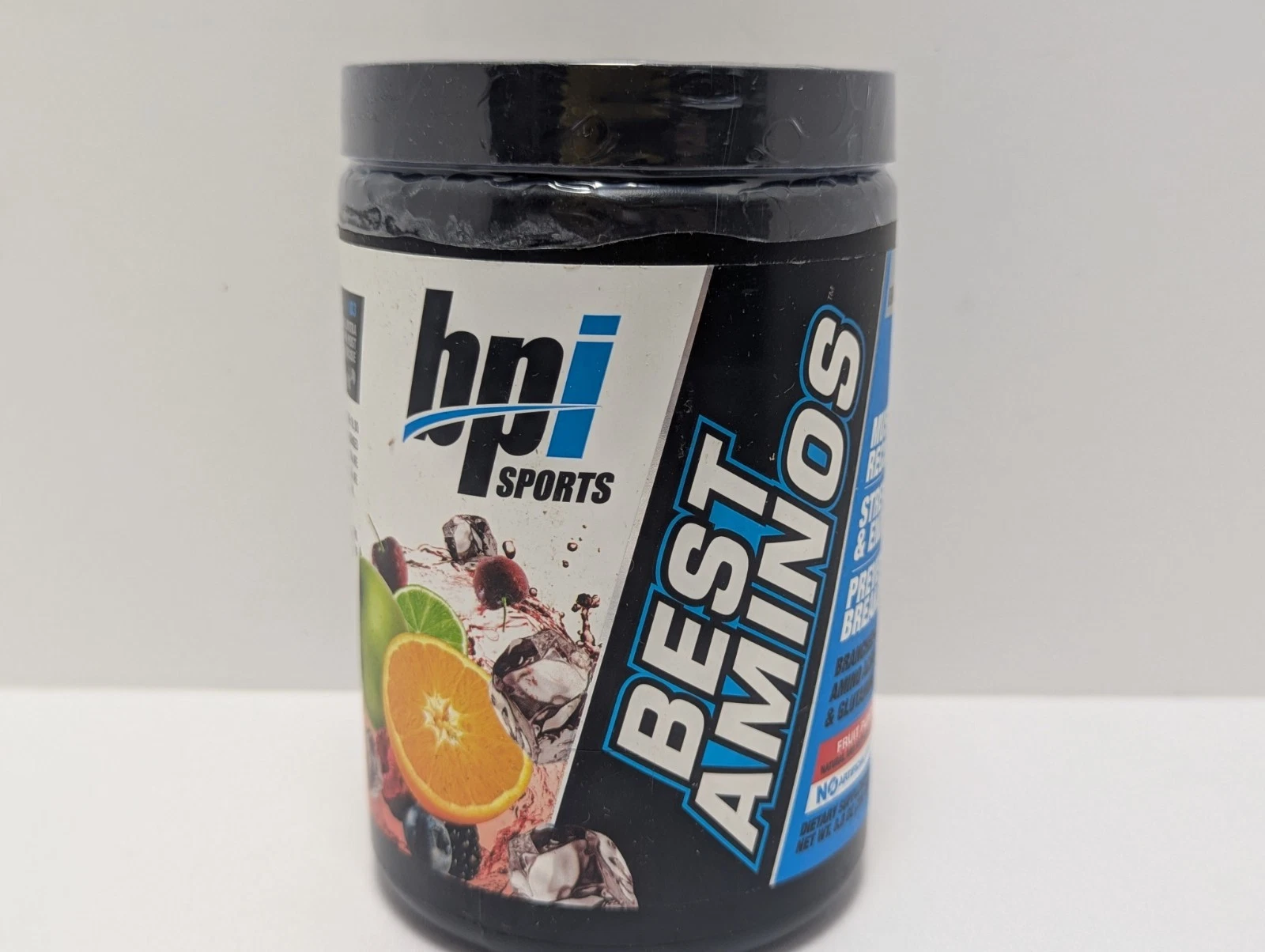 BPI Sports Best Aminos Fruit Punch BCAA Pump + Glutamine - 25 Serv New Sealed