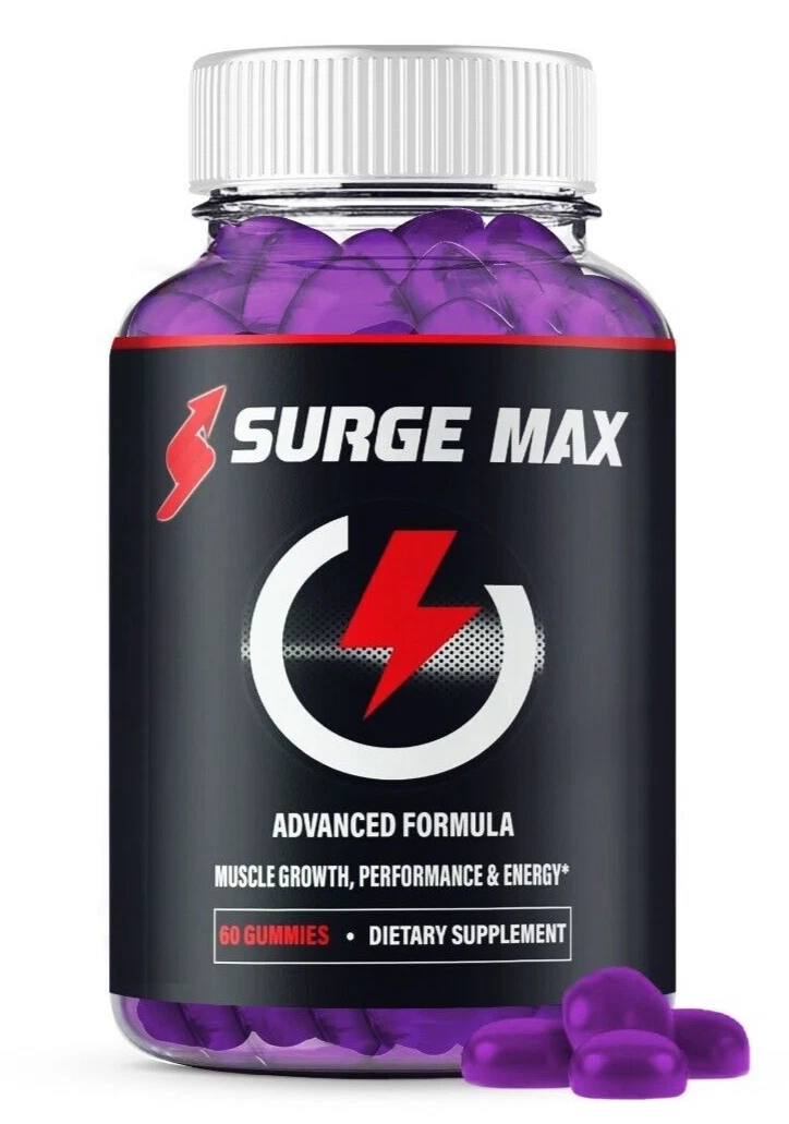 (1 Pack) Surge Max Gummies, SurgeMax Performance Support
