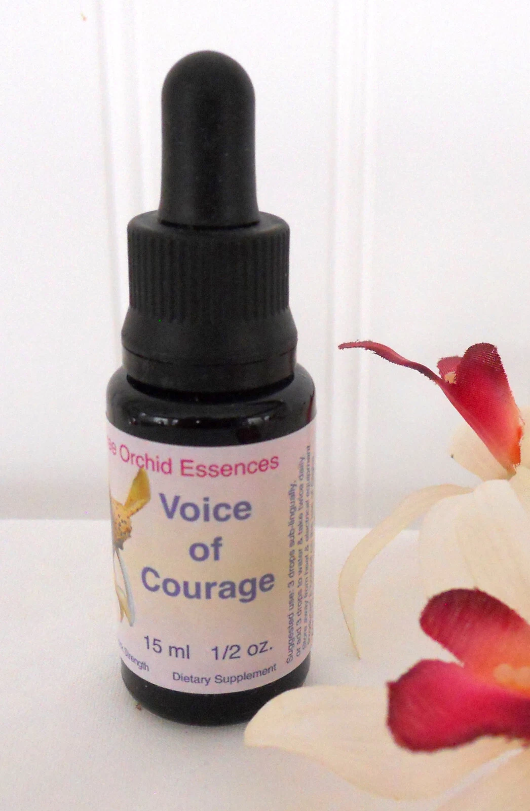 Living Tree Orchid Essences VOICE OF COURAGE 15 ml 1/2 oz