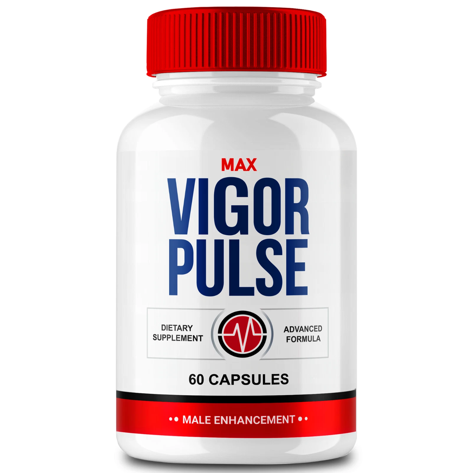 Max Vigor Pulse Male Health Support, Stamina Boost Pills (60 Capsules)
