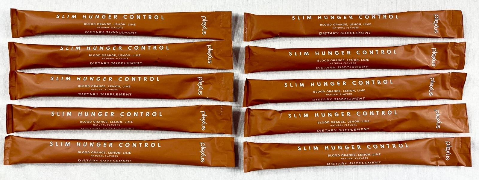 PLEXUS SLIM Hunger Control Blood Orange Lemon Lime 10 Packets NEW Exp 04/27