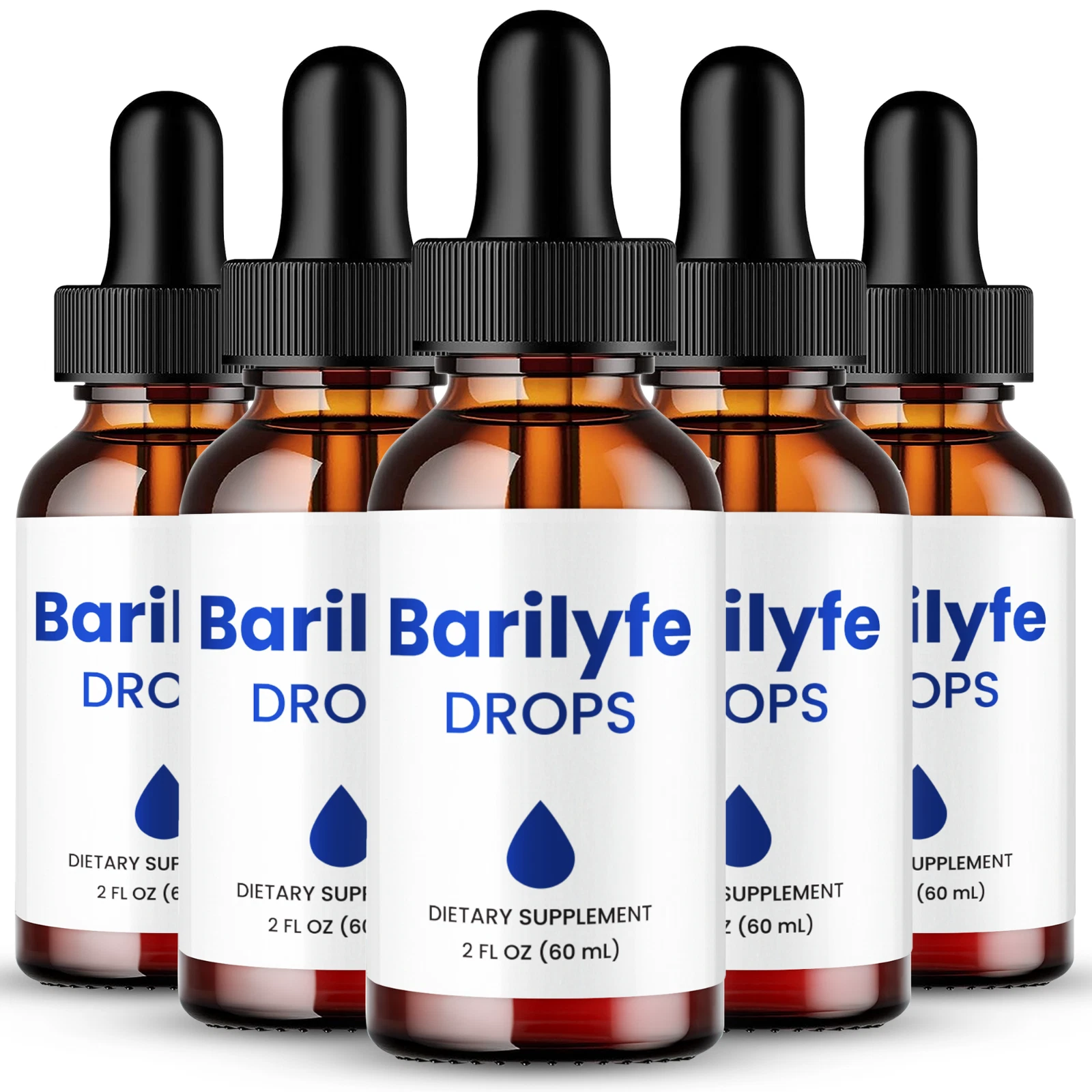 (5 Pack) Barilyfe Keto Drops Advanced Weight Loss Drops for Fitness Support