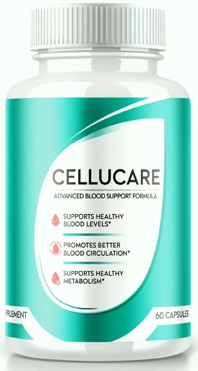 CelluCare Blood Support Pills for Combat Fatigue & Boost Energy 60ct "Pack of 2"