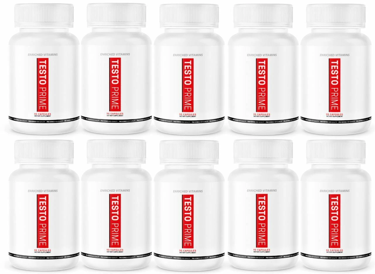 TESTO PRIME - Male Enhancement Testosterone Booster - 900 Caps- 10 Bottles