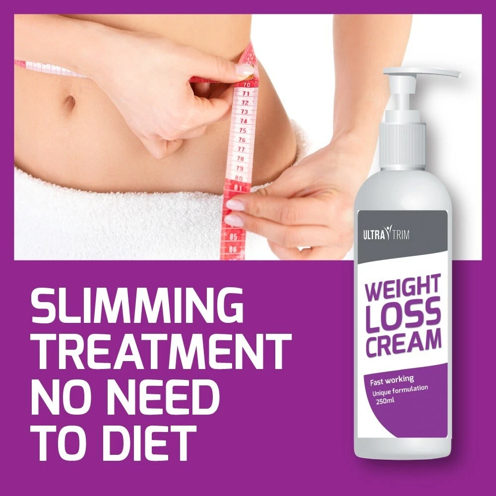 ULTRA TRIM Weight Loss Cream 250ml (EXTREME WEIGHT-LOSS MAX STRENGTH 100% SAFE)