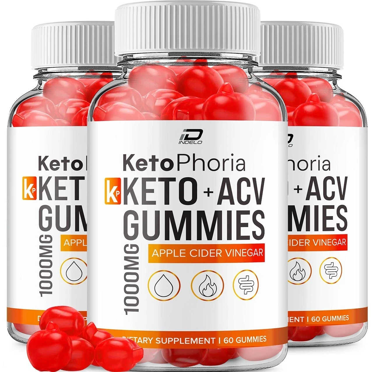 (3 Pack) Ketophoria Keto ACV Gummies Supplement – Keto phoria ACV Gummy