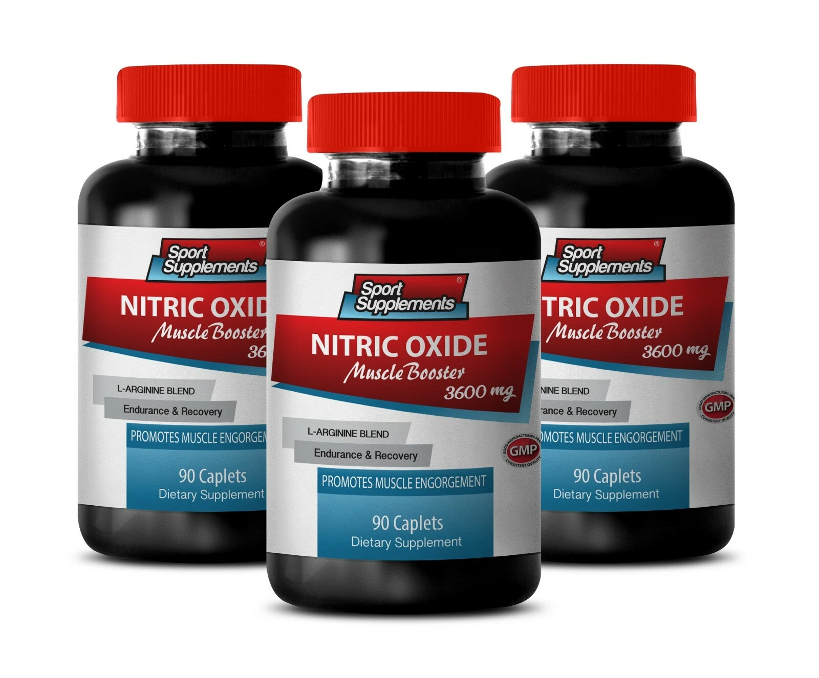 L-arginine workout recovery - NITRIC OXIDE 3600MG - relaxes blood vessels 3B