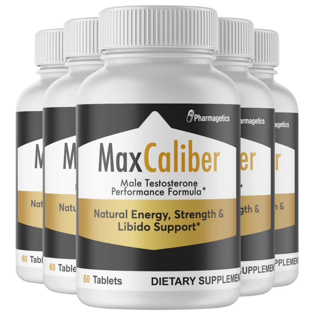 Max Caliber Supplement Male Performance Booster Pills For Men 5 Pack 300 Tablets