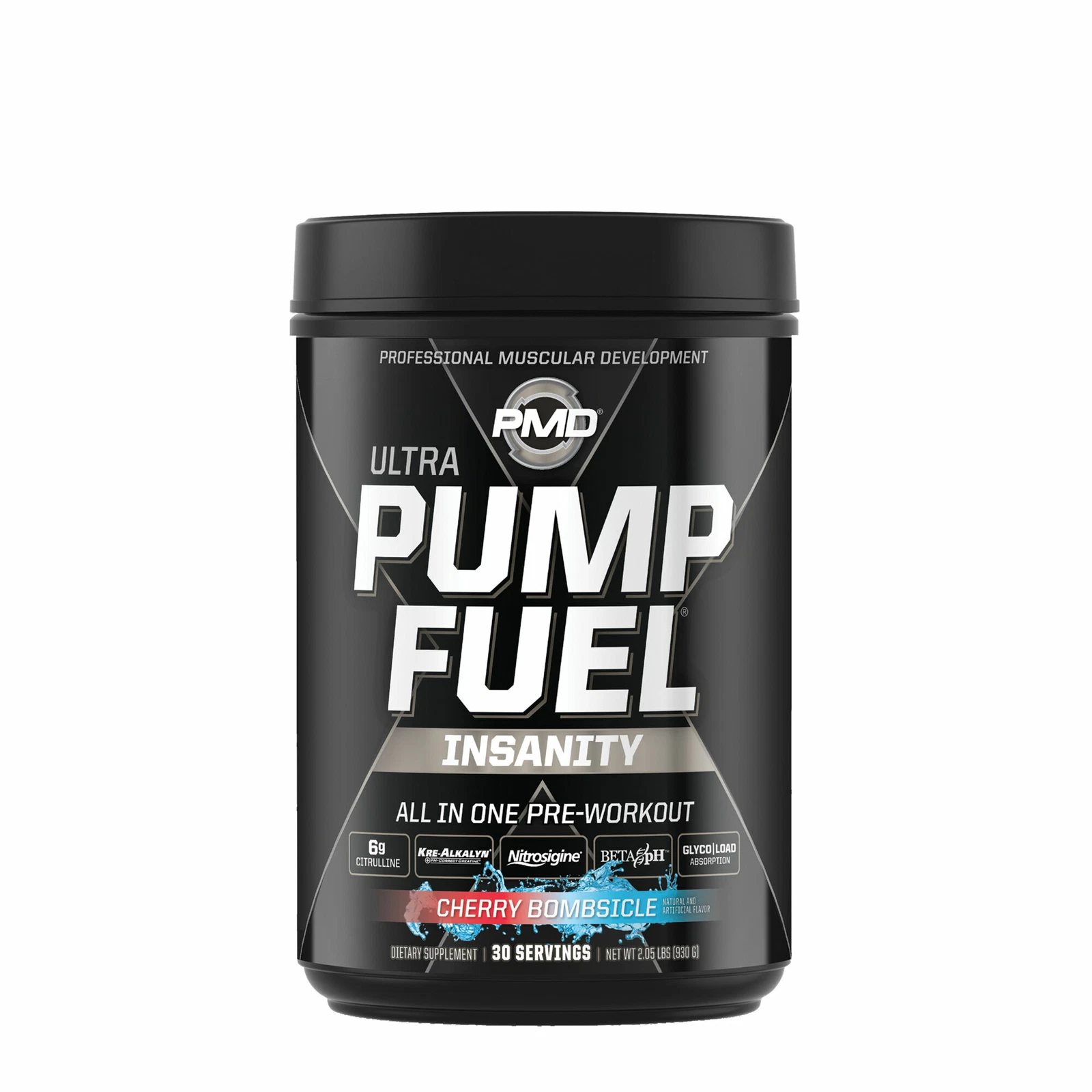 PMD ULTRA PUMP FUEL INSANITY PRE WORKOUT -CHERRY BOMBSICLE -NEW