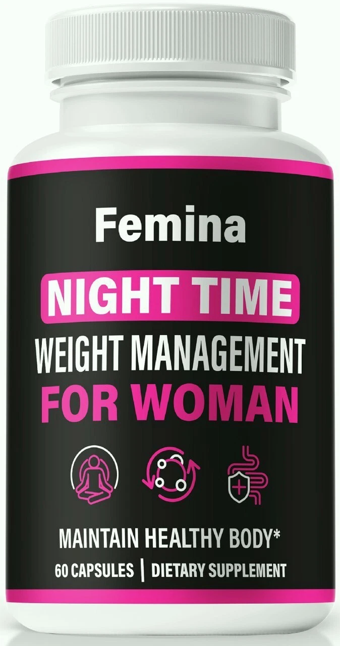 Femina Nighttime Weight Loss Capsules for Women 60ct