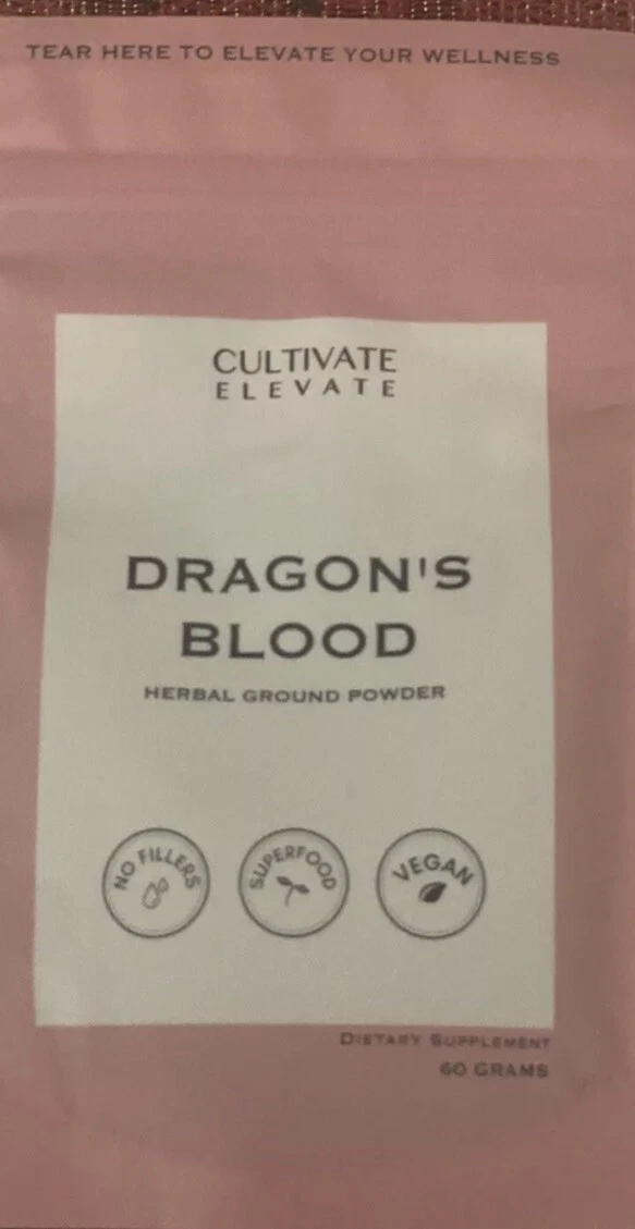 Cultivate Elevate Dragons Blood Powder Amazing! Highest Orac Detox Skin Teeth