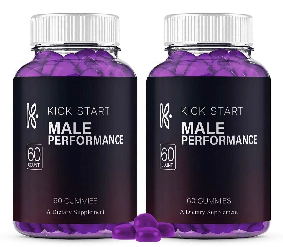 (2 Pack) Kick Start Performance Gummies, KickStart Advanced Dietary Supplement