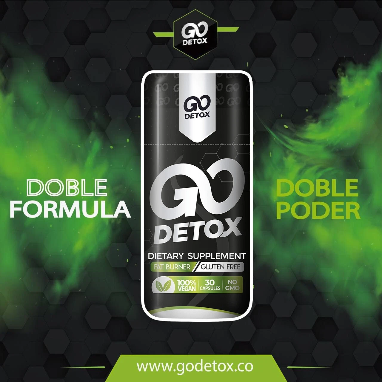 GO DETOX FAT BURNER 30 PILLS FDA