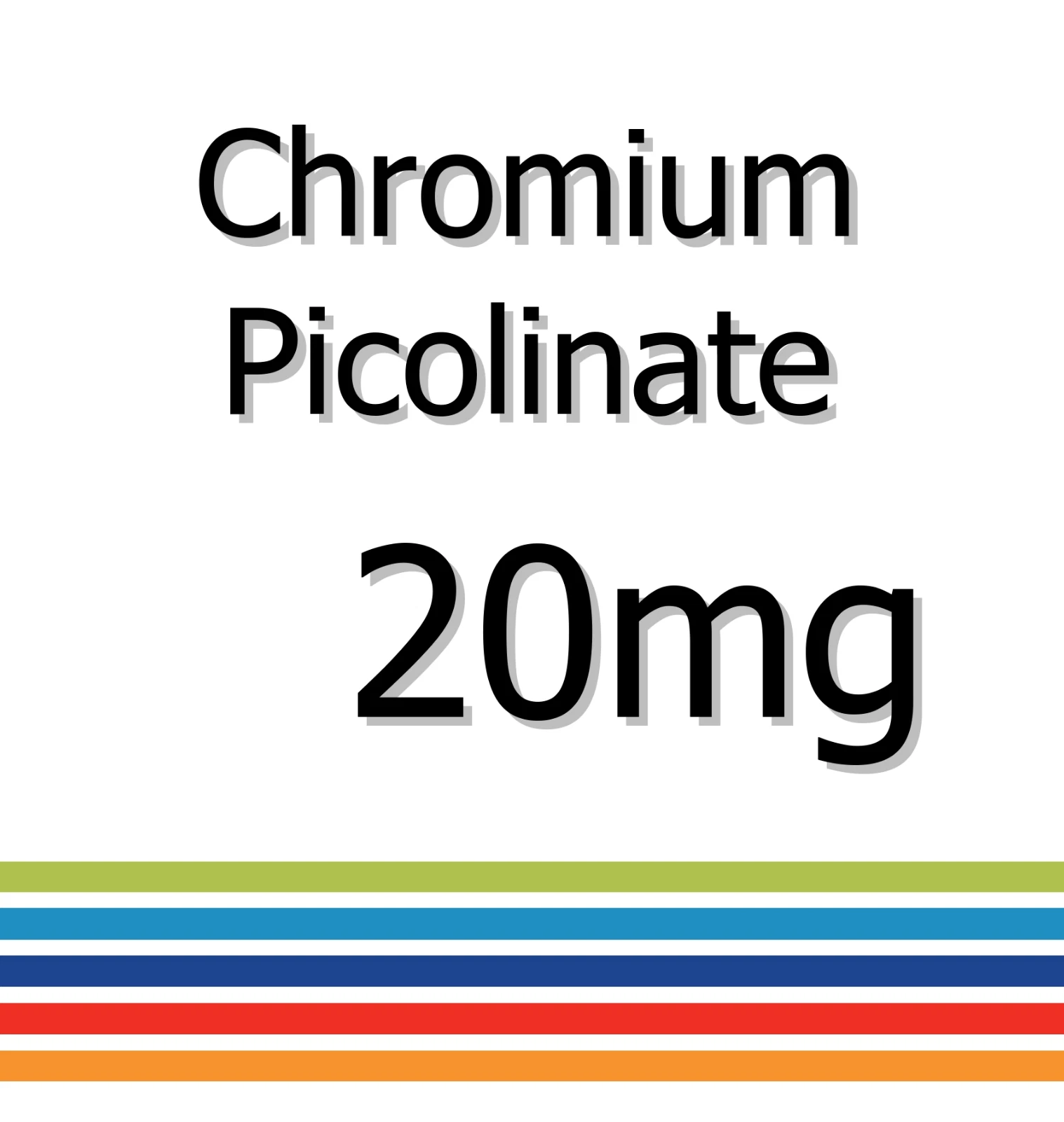 Chromium Picolinate 20mg x 60 Tablets - Weight Management