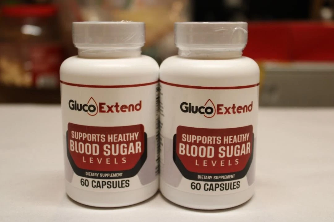 Lot of 2 Gluco Extend Healthy Blood Sugar Support 60 Cap 01/27 NEW