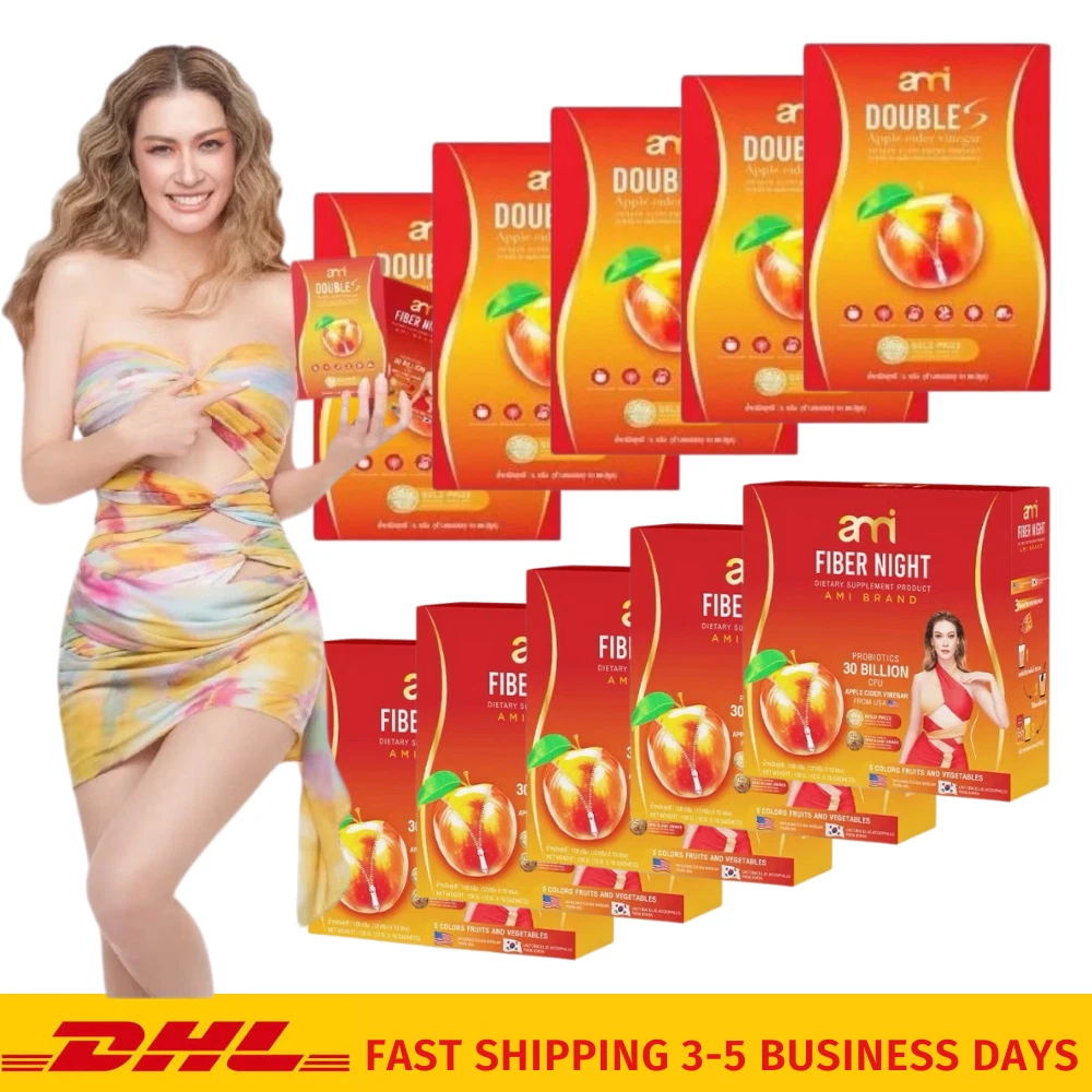 10x Ami Double S Apple Cider Vinegar + Ami Fiber Night Weight Management Dietary