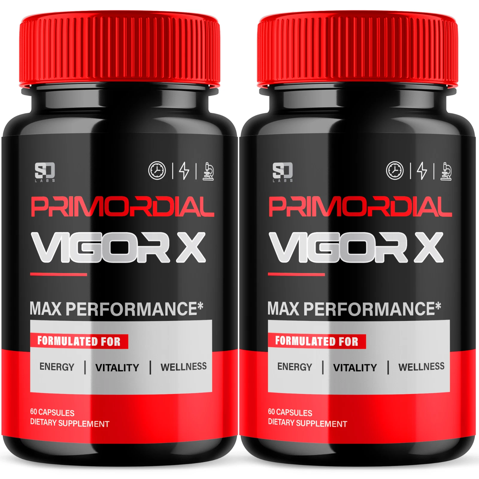 Primordial Vigor X Daily Support for Overall Health and Strength (2 Pack)