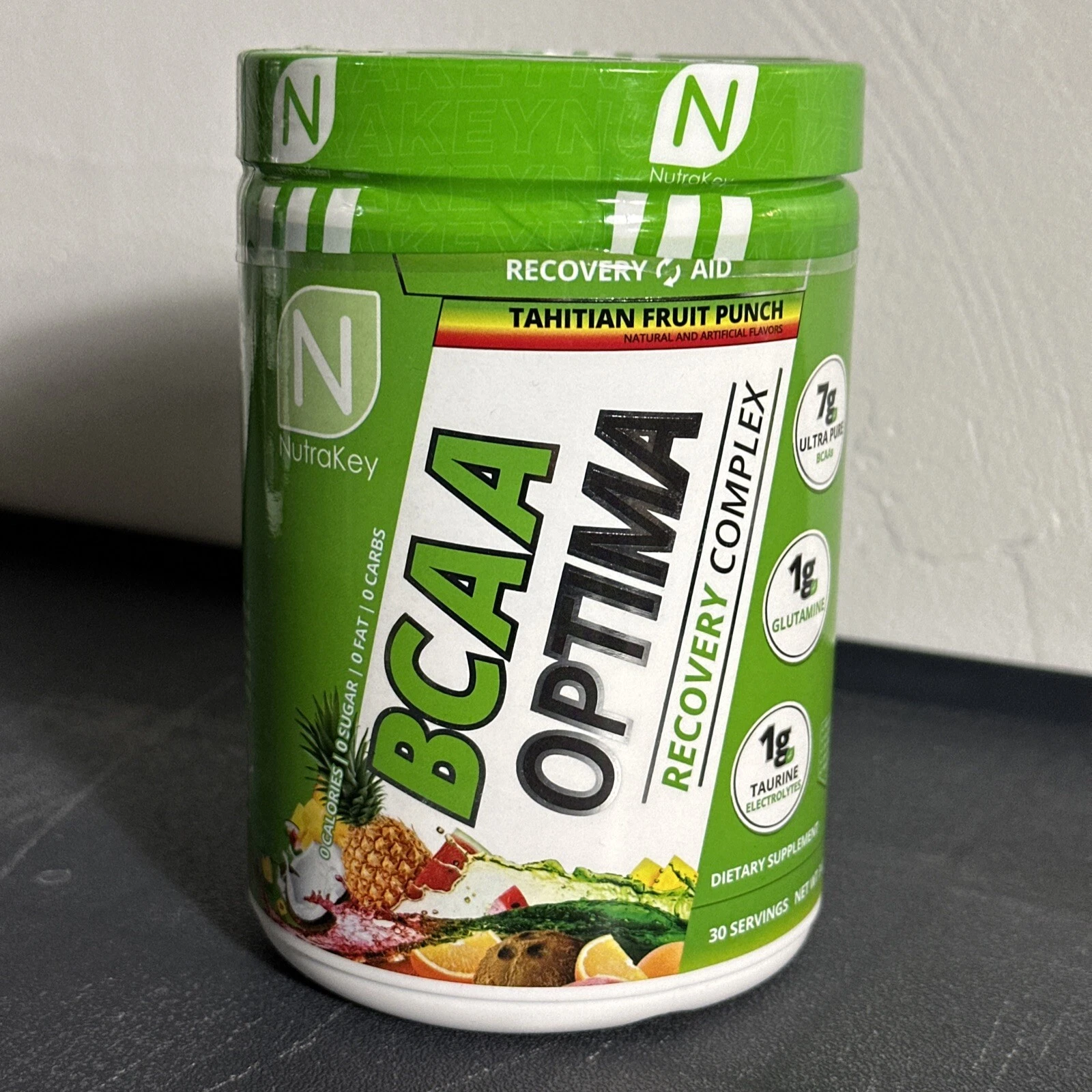 BCAA Optima, Tahitian Fruit Punch, 0.75 lbs (342 g) Read Description!