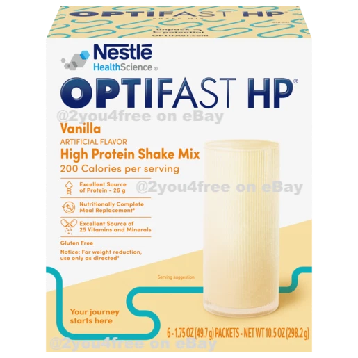 OPTIFAST® HP | HIGH PROTEIN VANILLA SHAKE MIX | FRESH DATES | AUTHENTIC