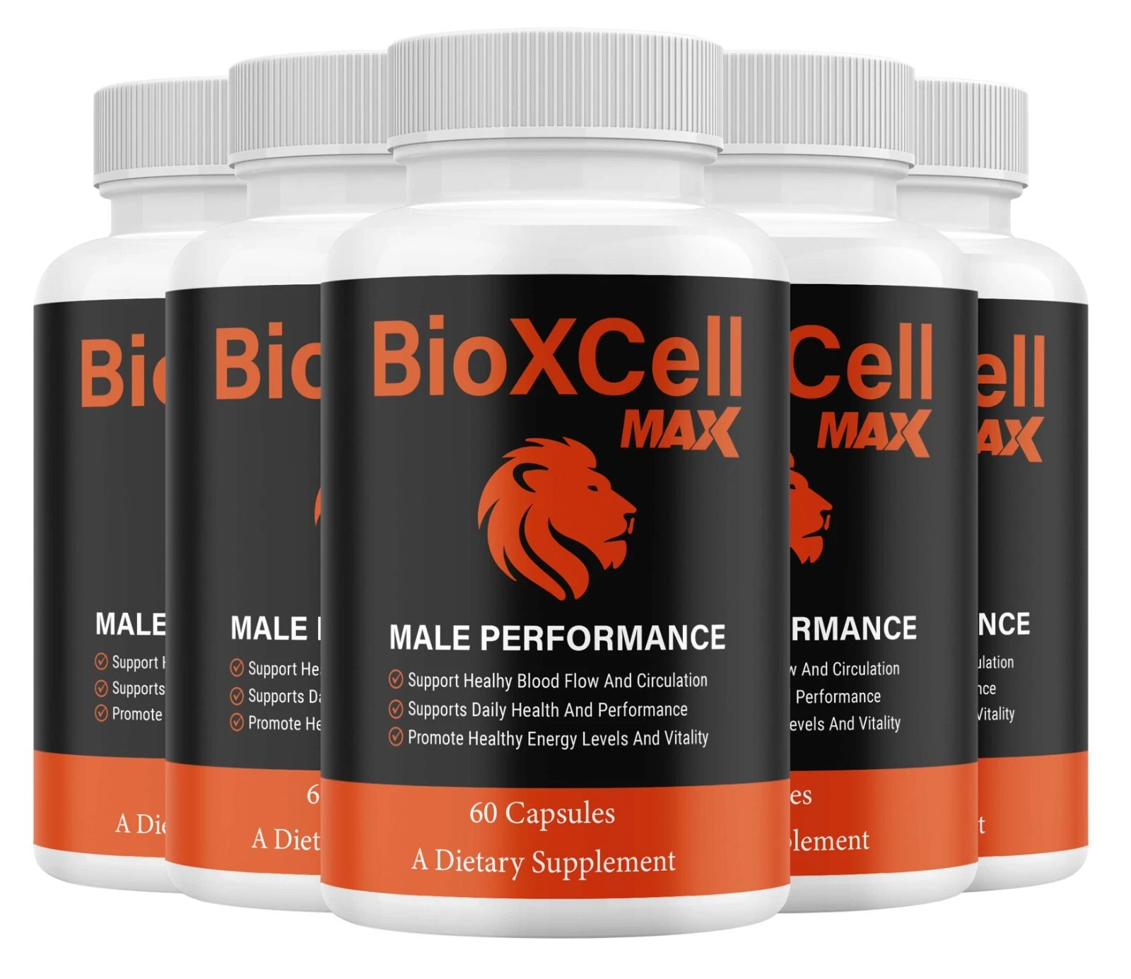 (5 Pack) BioXCell Max Performance Supplement, BioXCells Capsules