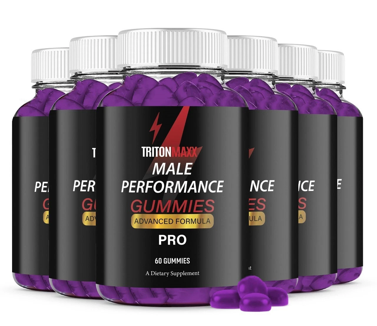 Triton Maxx Gummies for Men Max Strength Formula Vitamin Supplement 360 Gummies