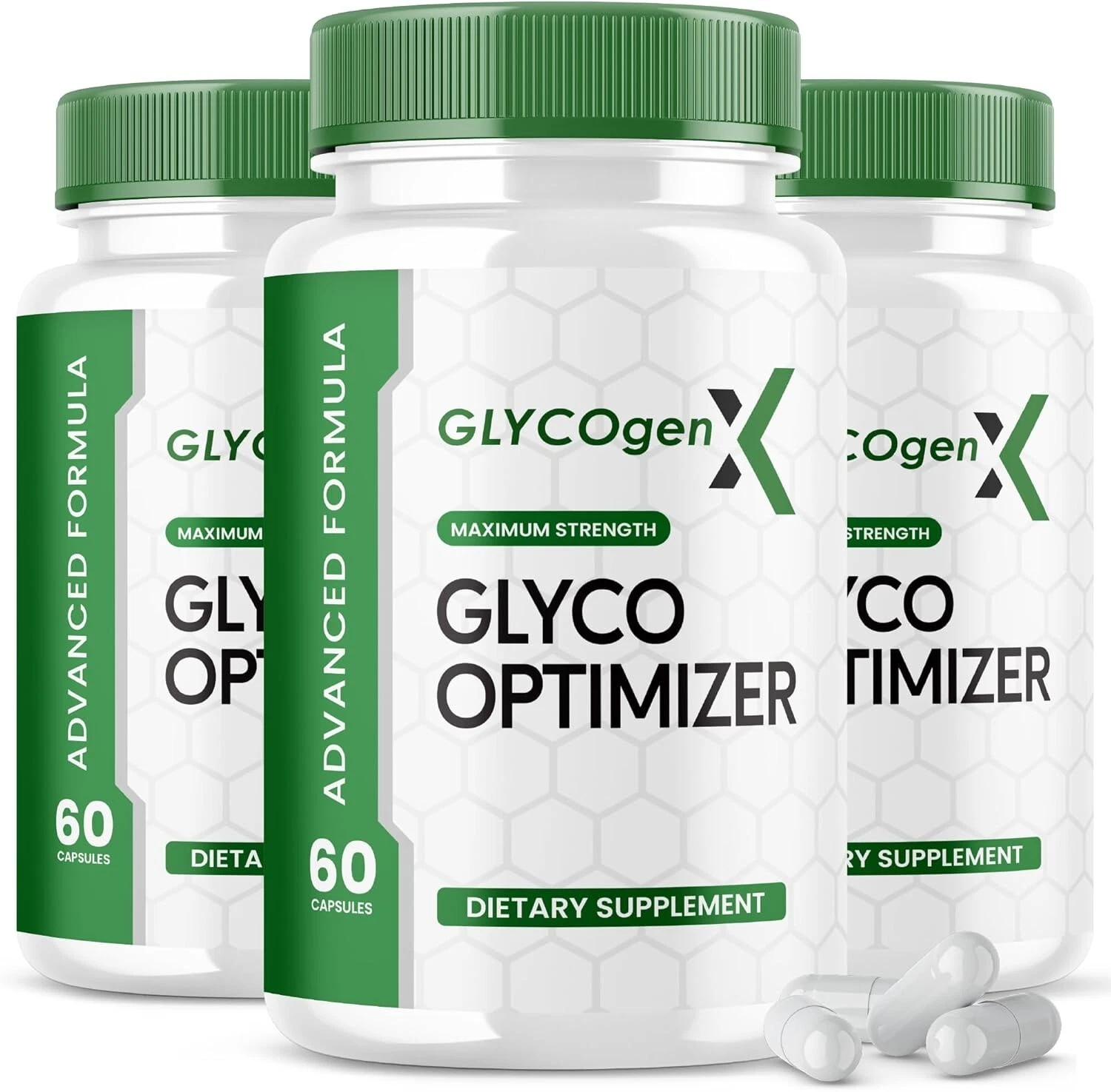 Glyco Optimizer Glycogen X Maximum Strength Supplement (180 Capsules) 3 Pack