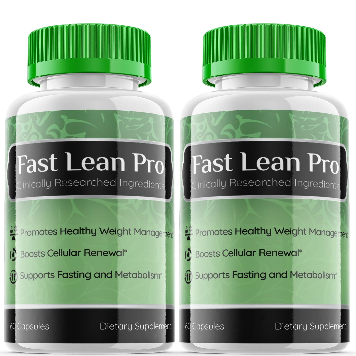 (2 Pack) Fast Lean Pro, Fast Lean Pro Weight Loss Supplement (120 Capsules)