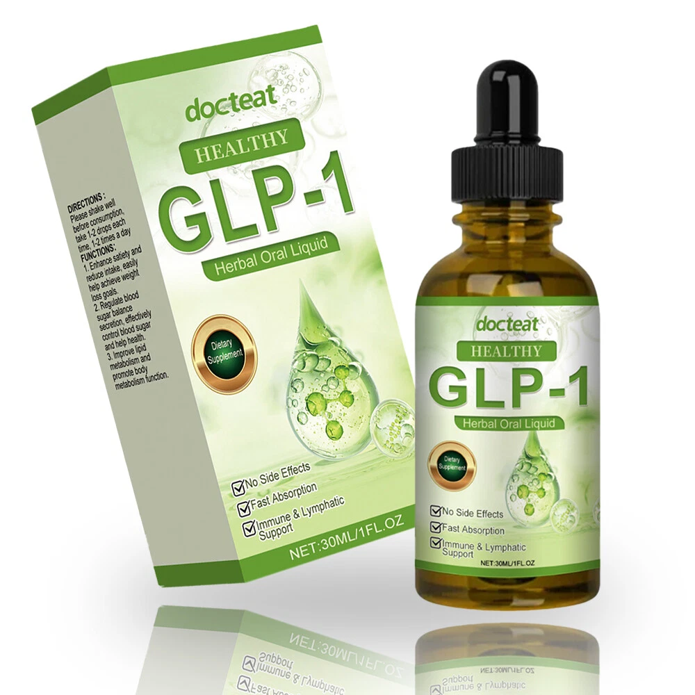 1~3X GLP-1 Fat Burner Drops - Natural Weight Loss Supplement & Appetite Control