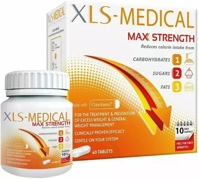 XLS Fat 40 Medical 5x more weight loss capsules than diet...