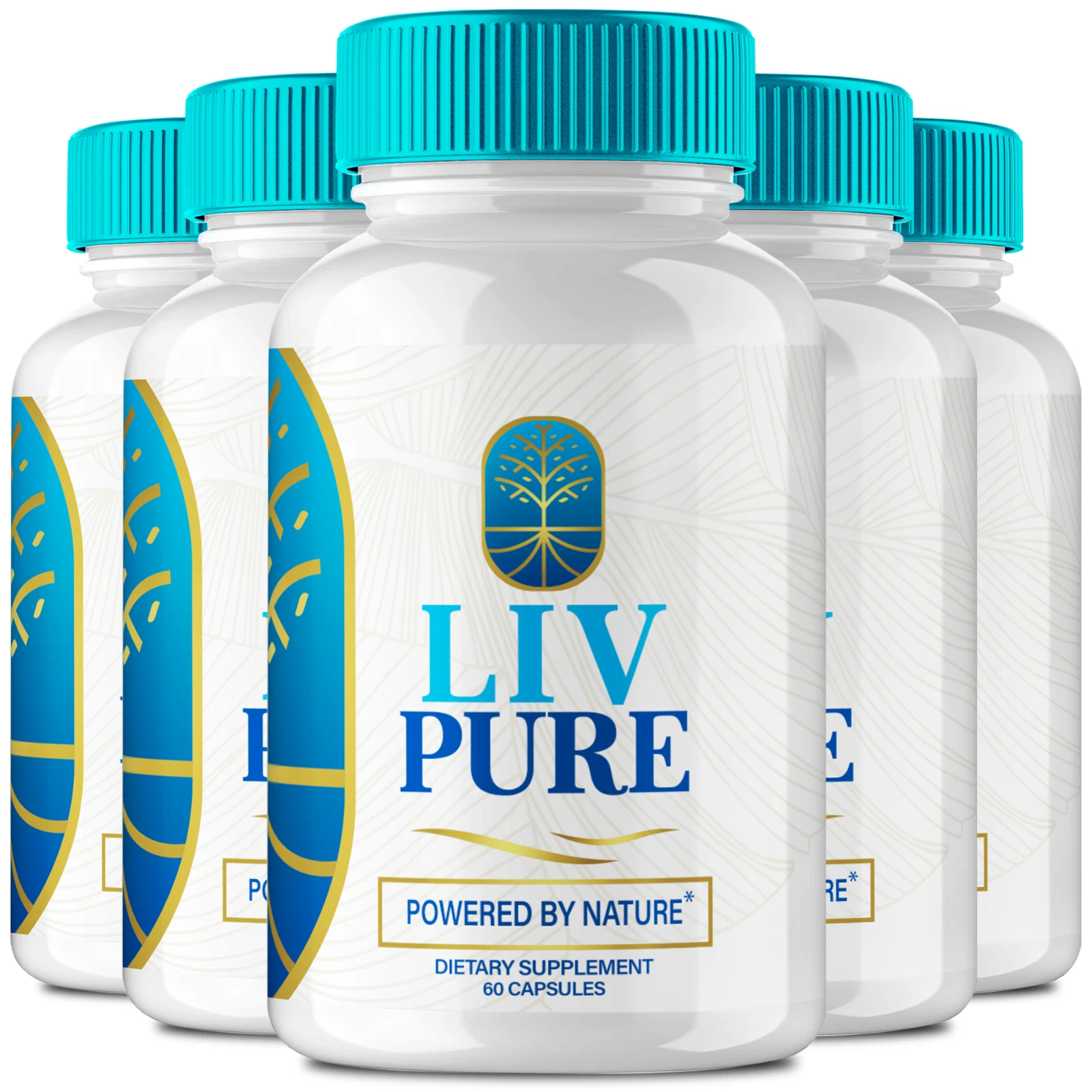 (5 Pack) Liv Pur Capsules Liver Detox Pills, Liv Pur Health Support Pills