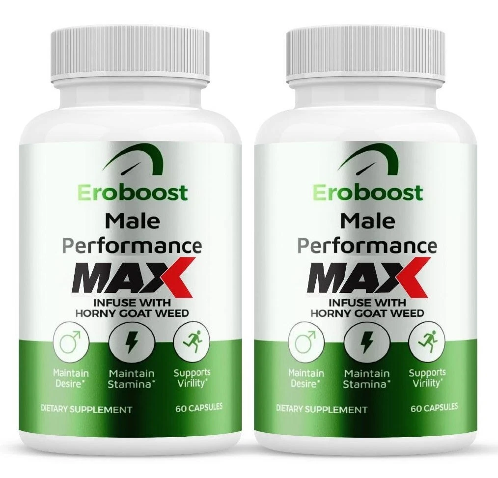 (2 Pack) Eroboost Max Advanced Male Health Pills to Support Healthy Circulation