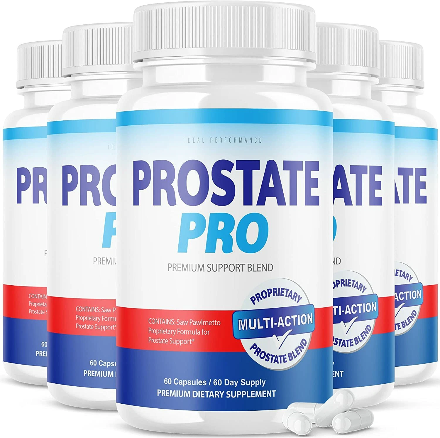 Prostate Pro Supplement for Men Advanced Prostate Health Support Pills (5 Pack)