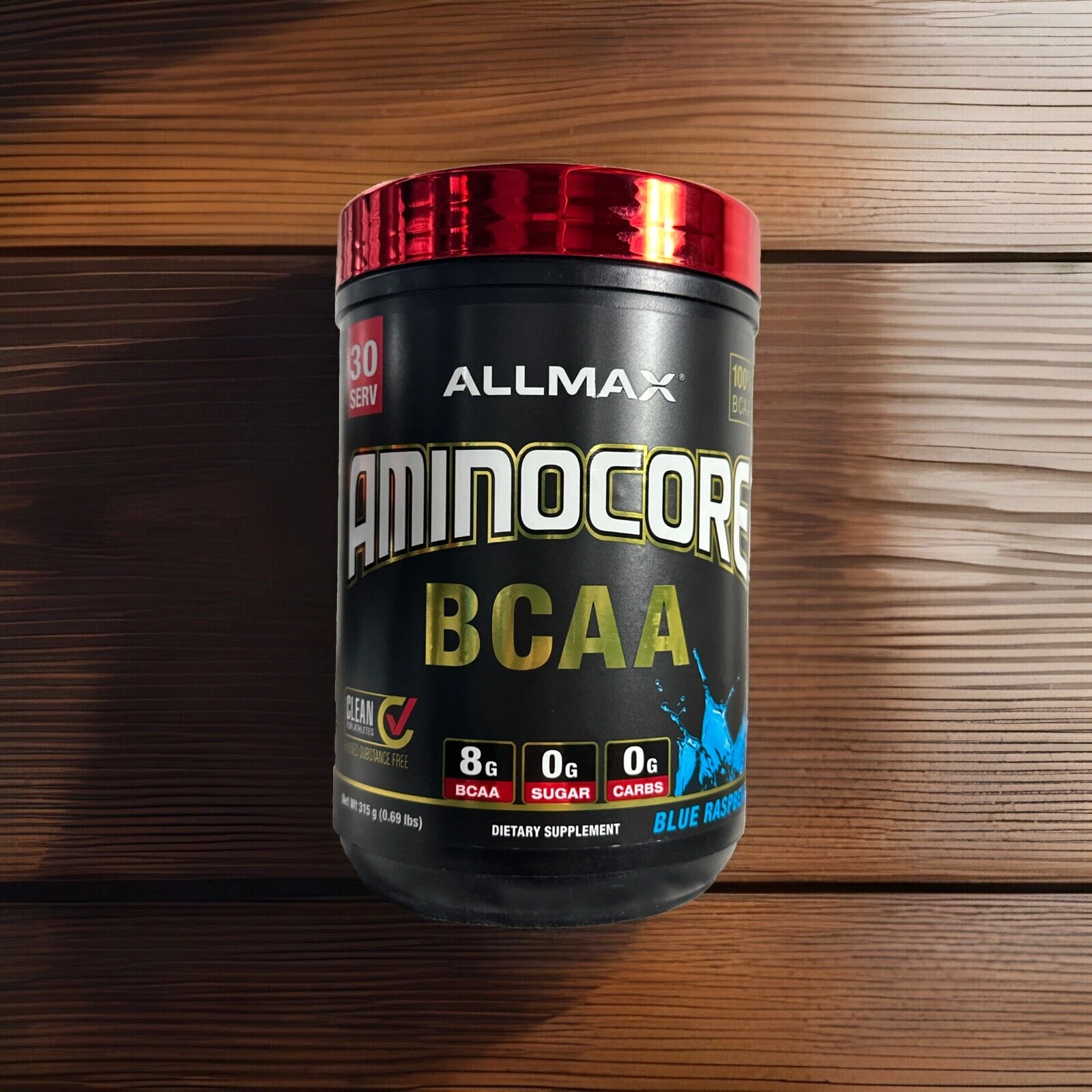 AMINOCORE BCAA, Blue Raspberry, 0.69 lbs (315 g)